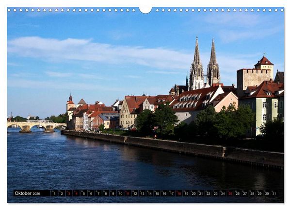 Produktbild: Romantisches Regensburg (Wandkalender 2026 DIN A3 quer), CALVENDO Monatskalender