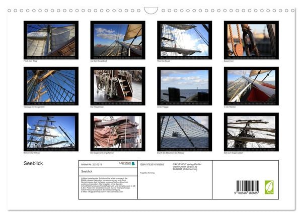 Produktbild: Seeblick (Wandkalender 2026 DIN A3 quer), CALVENDO Monatskalender