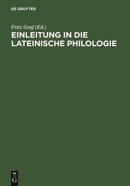 Produktbild: Einleitung in die lateinische Philologie