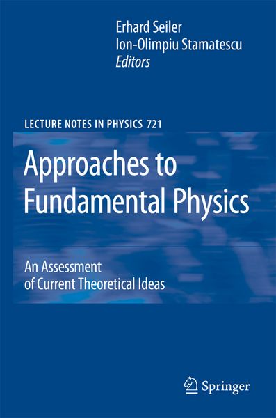 Produktbild: Approaches to Fundamental Physics