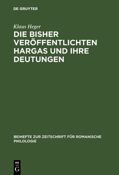 Produktbild: Die bisher ver&ouml;ffentlichten Hargas und ihre Deutungen