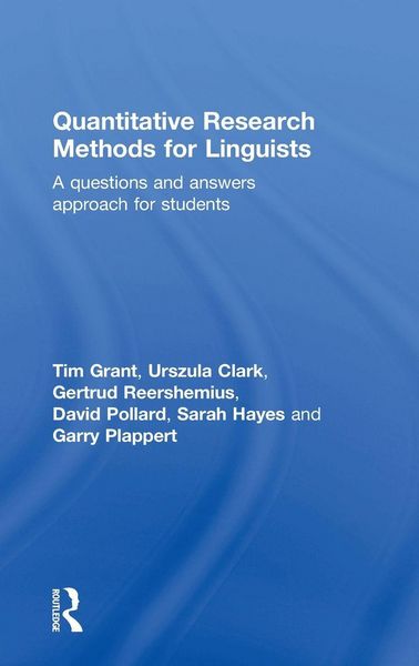 Produktbild: Quantitative Research Methods for Linguists