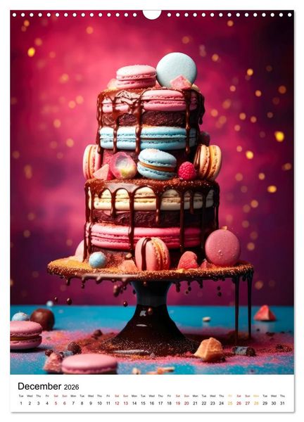 Produktbild: Yummy Bakes (Wall Calendar 2026 DIN A3 portrait), CALVENDO 12 Month Wall Calendar