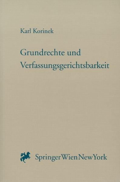 Produktbild: Grundrechte und Verfassungsgerichtsbarkeit