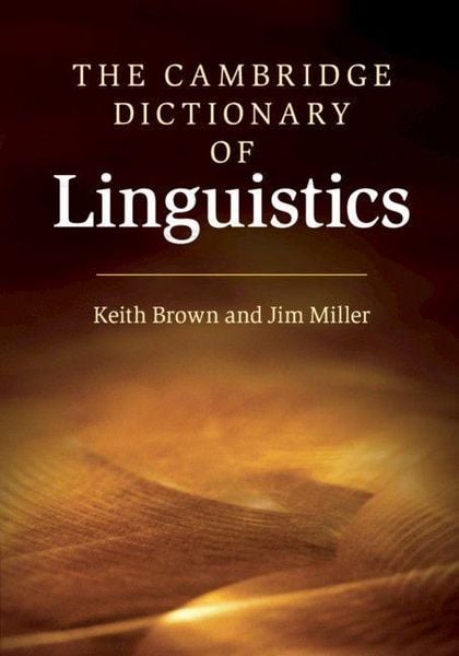 Produktbild: The Cambridge Dictionary of Linguistics
