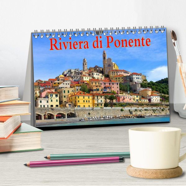 Produktbild: Riviera di Ponente (Tischkalender 2026 DIN A5 quer), CALVENDO Monatskalender