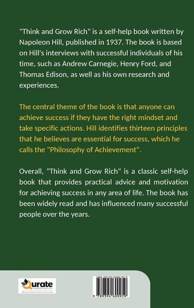 Produktbild: Think and Grow Rich (Premium Edition)