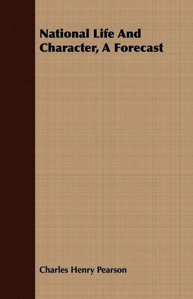 Produktbild: National Life And Character, A Forecast