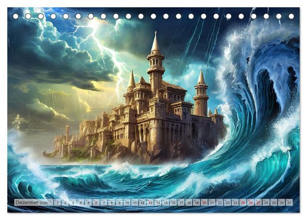Produktbild: Dunkle Mysterien (Tischkalender 2026 DIN A5 quer), CALVENDO Monatskalender