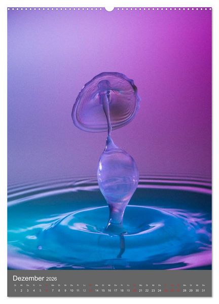 Produktbild: Liquid Art, Highspeed Tropfenfotografie (Wandkalender 2026 DIN A2 hoch), CALVENDO Monatskalender