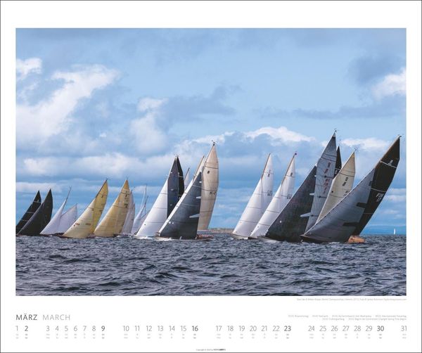 'Sailing Kalender 2025' 'Wandkalender'