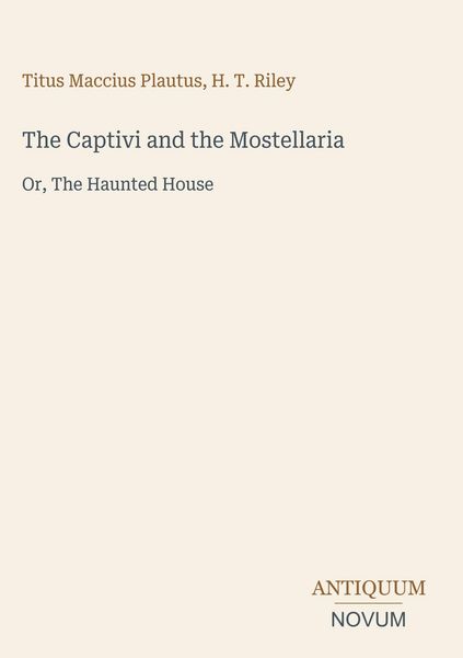 Produktbild: The Captivi and the Mostellaria