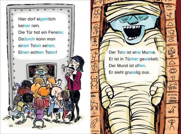 Produktbild: Duden Leseprofi &ndash; Silbe-f&uuml;r-Silbe: Mein Mitsch&uuml;ler, die Mumie, 1. Klasse (Doppelband)