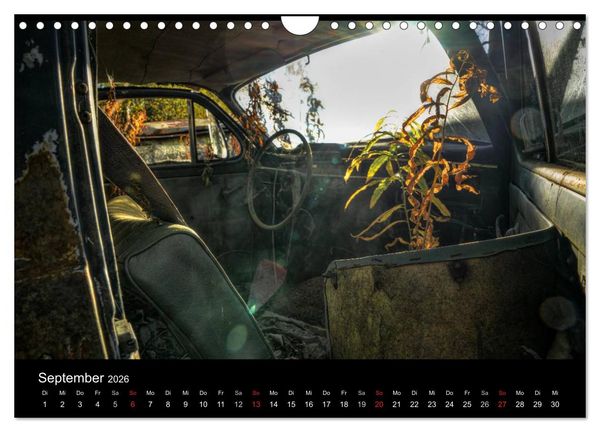 Produktbild: Autos, abgestellt und vergessen (Wandkalender 2026 DIN A4 quer), CALVENDO Monatskalender