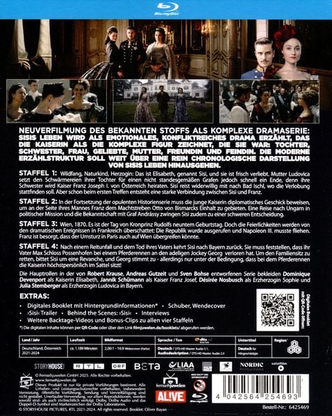 Produktbild: Sisi - Die komplette Serie (Staffeln 1-4) (4 Blu-rays)