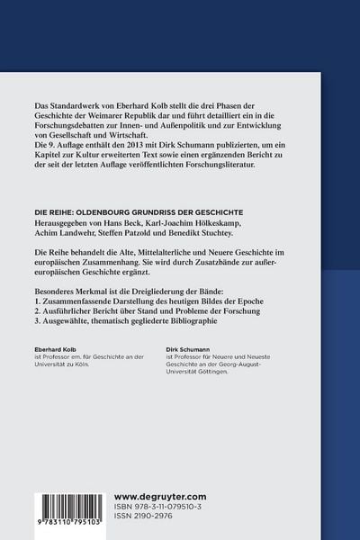 Produktbild: Die Weimarer Republik