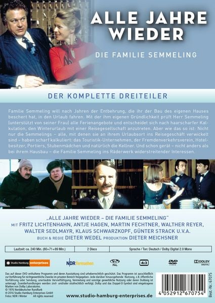 Produktbild: Alle Jahre wieder - Die Familie Semmeling [2 DVDs]