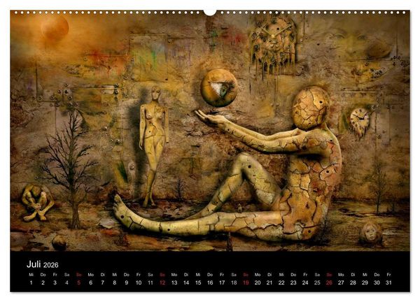 Produktbild: Moderner Surrealismus (Wandkalender 2026 DIN A2 quer), CALVENDO Monatskalender