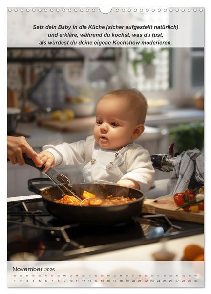 Produktbild: Keine Langeweile mehr f&uuml;r ihr Baby (Wandkalender 2026 DIN A3 hoch), CALVENDO Monatskalender