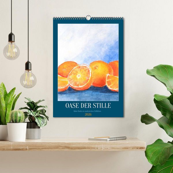 Produktbild: Oase der Stille - Ruhe finden in malerischen Stillleben (Wandkalender 2026 DIN A3 hoch), CALVENDO Monatskalender