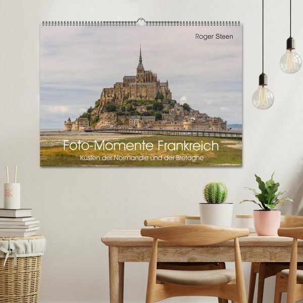 Produktbild: K&uuml;sten der Normandie und der Bretagne (Wandkalender 2026 DIN A2 quer), CALVENDO Monatskalender