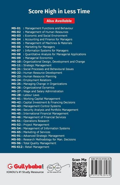 Produktbild: MS-44 Security Analysis and Portfolio Management