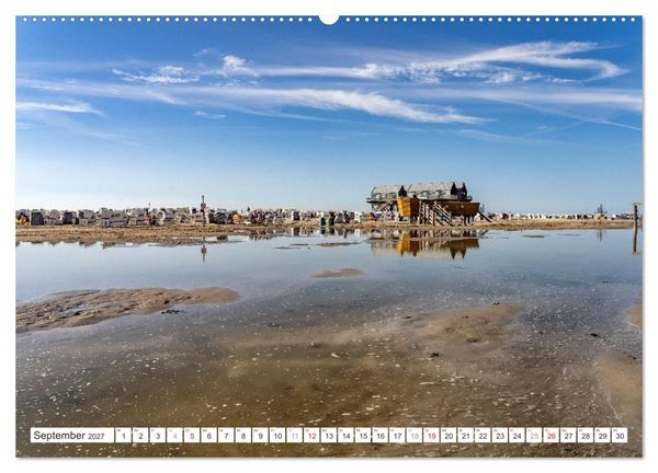 Produktbild: Meerblick - die Nordsee (Wandkalender 2027 DIN A2 quer), CALVENDO Monatskalender