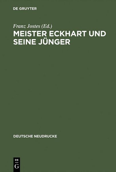 Produktbild: Meister Eckhart und seine J&uuml;nger
