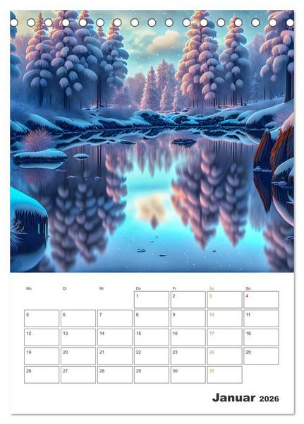 Produktbild: M&auml;rchenhafte B&auml;ume (Tischkalender 2026 DIN A5 hoch), CALVENDO Monatskalender