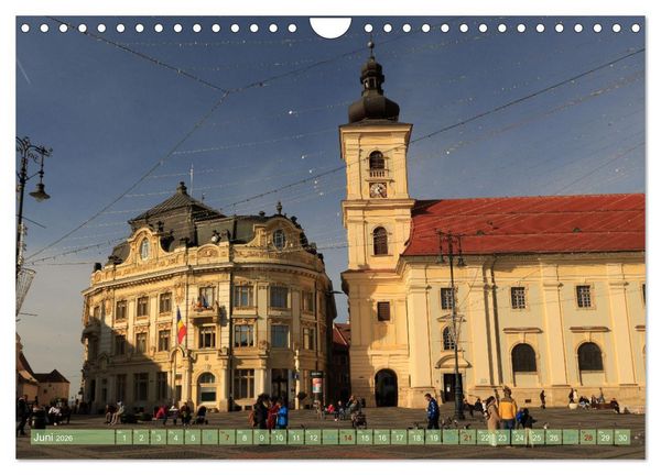 Produktbild: Zauberhaftes Sibiu - Die Perle Siebenb&uuml;rgens in Rum&auml;nien (Wandkalender 2026 DIN A4 quer), CALVENDO Monatskalender