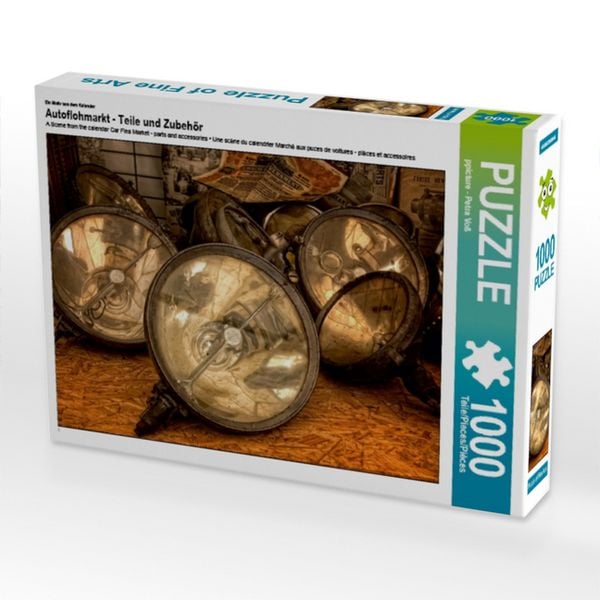 Produktbild: CALVENDO Puzzle Ein Motiv aus dem Kalender Autoflohmarkt - Teile und Zubeh&ouml;r | 1000 Teile Lege-Gr&ouml;&szlig;e 64x48cm Foto-Puzzle f&uuml;r gl&uuml;ckliche Stunden