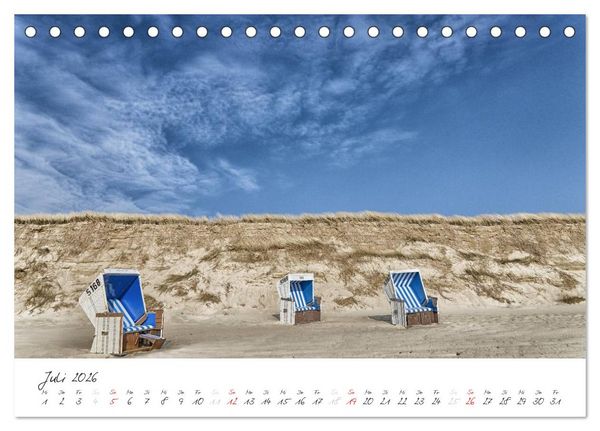 Produktbild: Sylt (Tischkalender 2026 DIN A5 quer), CALVENDO Monatskalender