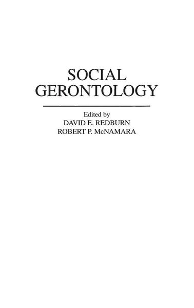 Produktbild: Social Gerontology