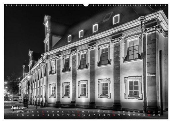 Produktbild: Heilbronn bei Nacht (hochwertiger Premium Wandkalender 2026 DIN A2 quer), Kunstdruck in Hochglanz