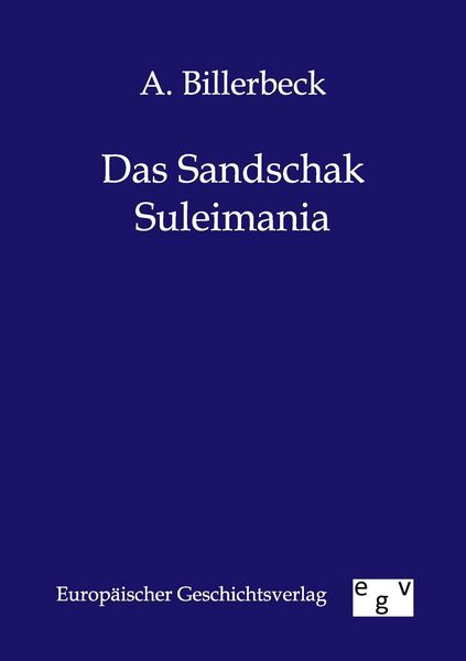 Produktbild: Das Sandschak Suleimania