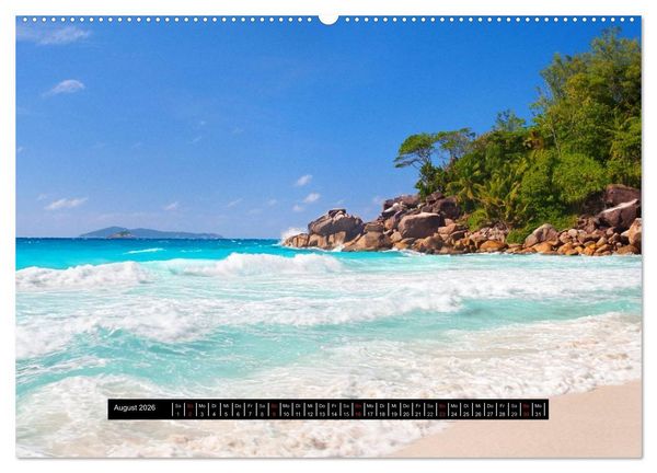 Produktbild: Seychellen (Wandkalender 2026 DIN A2 quer), CALVENDO Monatskalender