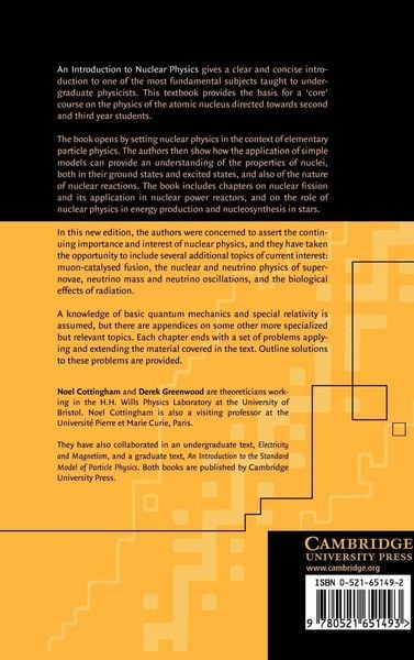 Produktbild: An Introduction to Nuclear Physics