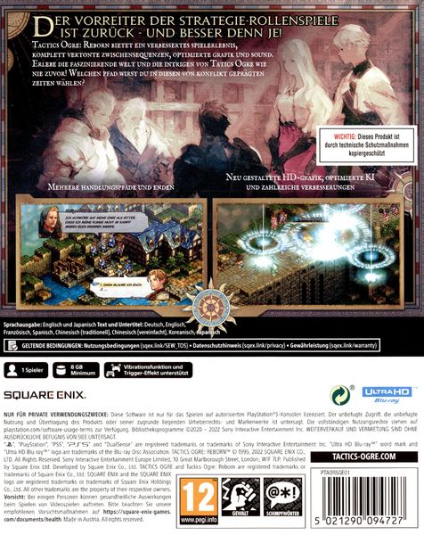 Produktbild: Tactics Ogre - Reborn