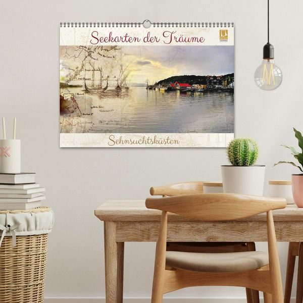 Produktbild: Seekarten der Tr&auml;ume (Wandkalender 2026 DIN A3 quer), CALVENDO Monatskalender