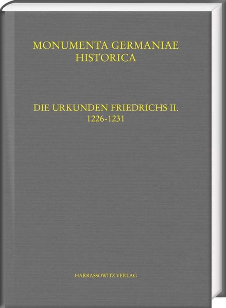Produktbild: Die Urkunden Friedrichs II.