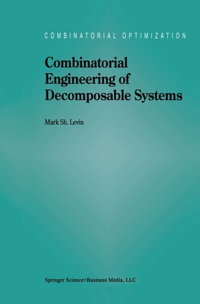 Produktbild: Combinatorial Engineering of Decomposable Systems