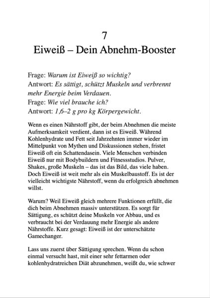 Produktbild: Der No-Bullshit Abnehmplan