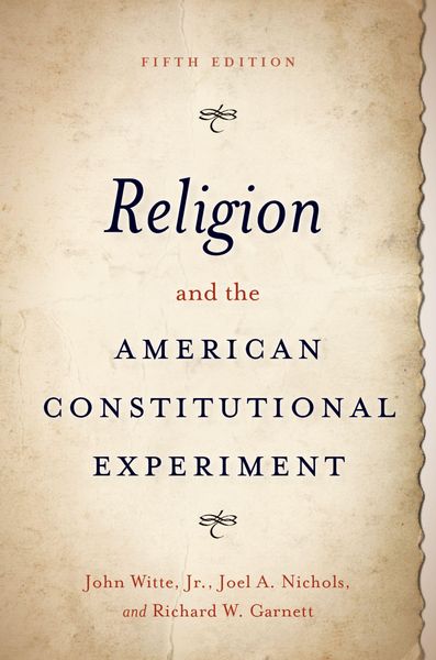 Produktbild: Religion and the American Constitutional Experiment