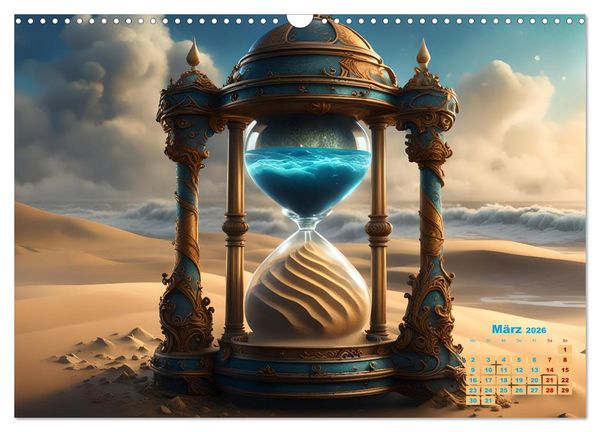 Produktbild: Magische Sanduhren (Wandkalender 2026 DIN A3 quer), CALVENDO Monatskalender