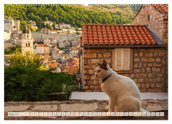 Produktbild: Dubrovnik historische Altstadt - UNESCO‑Welterbe im sonnigen Kroatien (hochwertiger Premium Wandkalender 2027 DIN A2 quer), Kunstdruck in Hochglanz