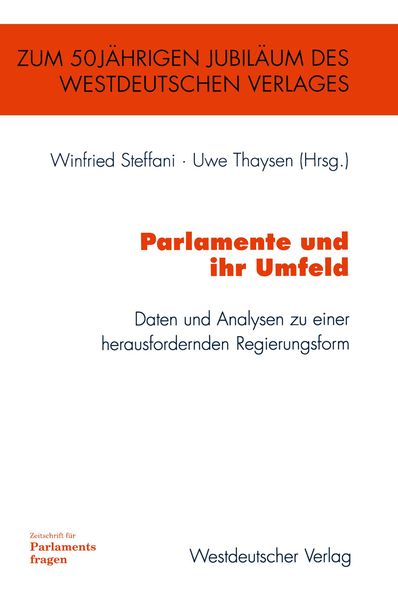 Produktbild: Parlamente und ihr Umfeld