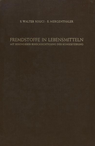 Produktbild: Fremdstoffe in Lebensmitteln