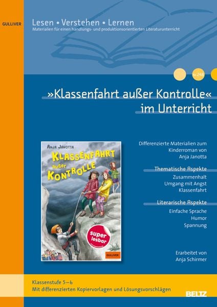 Produktbild: &raquo;Klassenfahrt au&szlig;er Kontrolle&laquo; im Unterricht