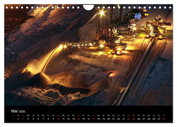 Produktbild: Der Tagebau (Wandkalender 2026 DIN A4 quer), CALVENDO Monatskalender