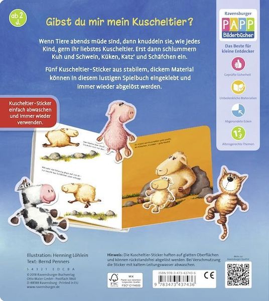 Produktbild: K&uuml;sschen, knuddeln, gute Nacht